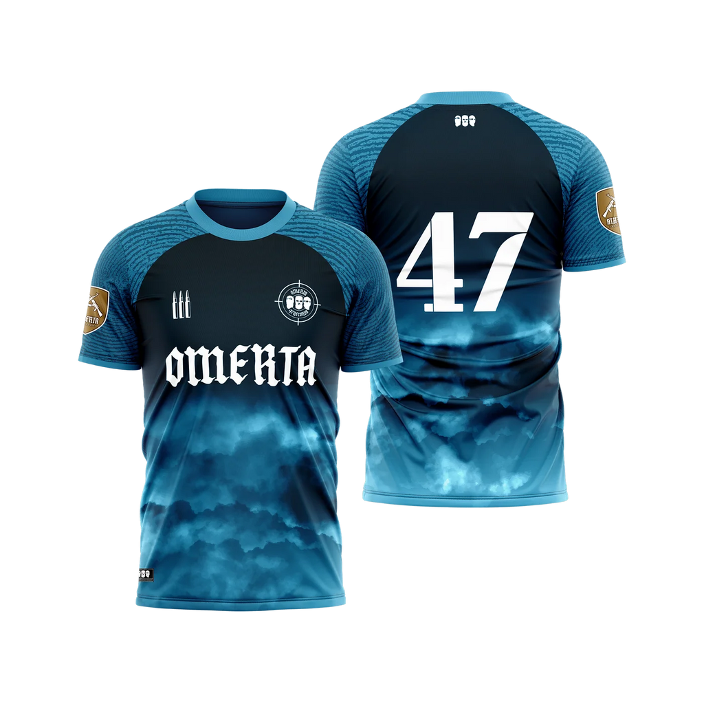 TSHIRT OMERTA BLEU