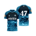 TSHIRT OMERTA BLEU